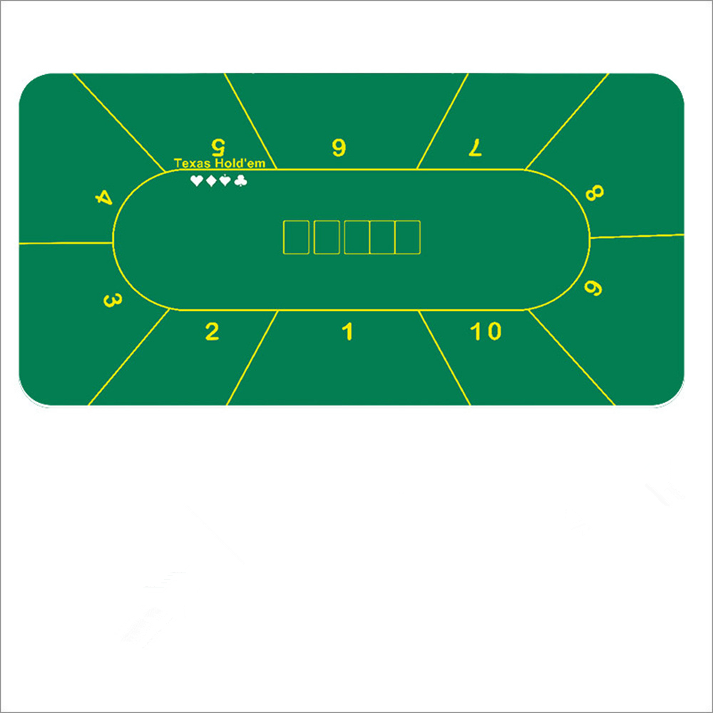 Gaming Desk Mat - 미끄럼 방지 카지노 고무 두꺼운 텍사스