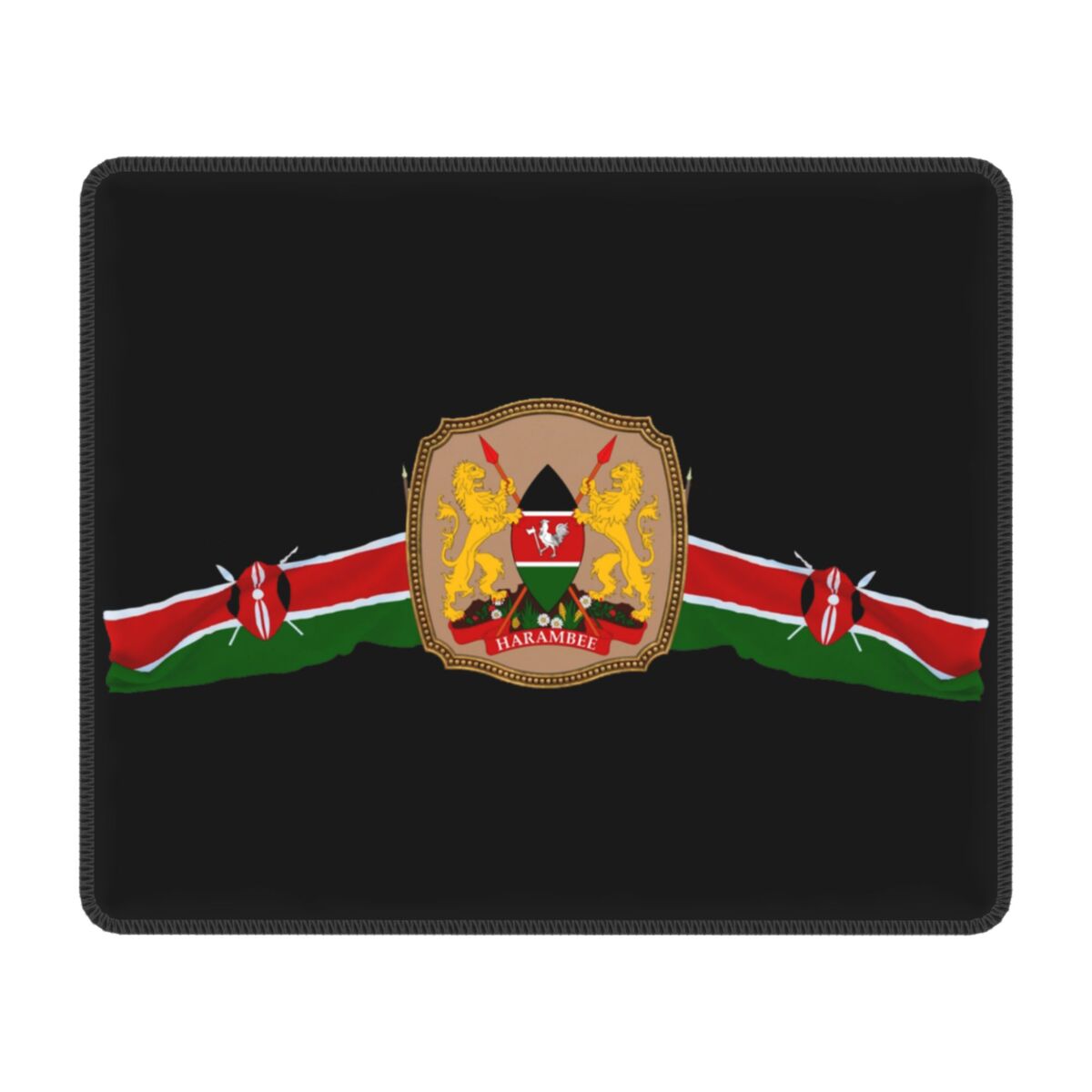 Pc Gaming Kenya - 케냐 국기 마우스 패드의 맞춤형 국장