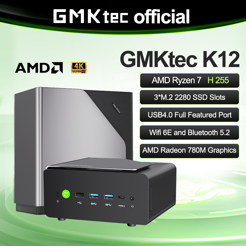 Pc Gaming Ryzen 7 - GMKtec K12 미니 PC AMD 라이젠