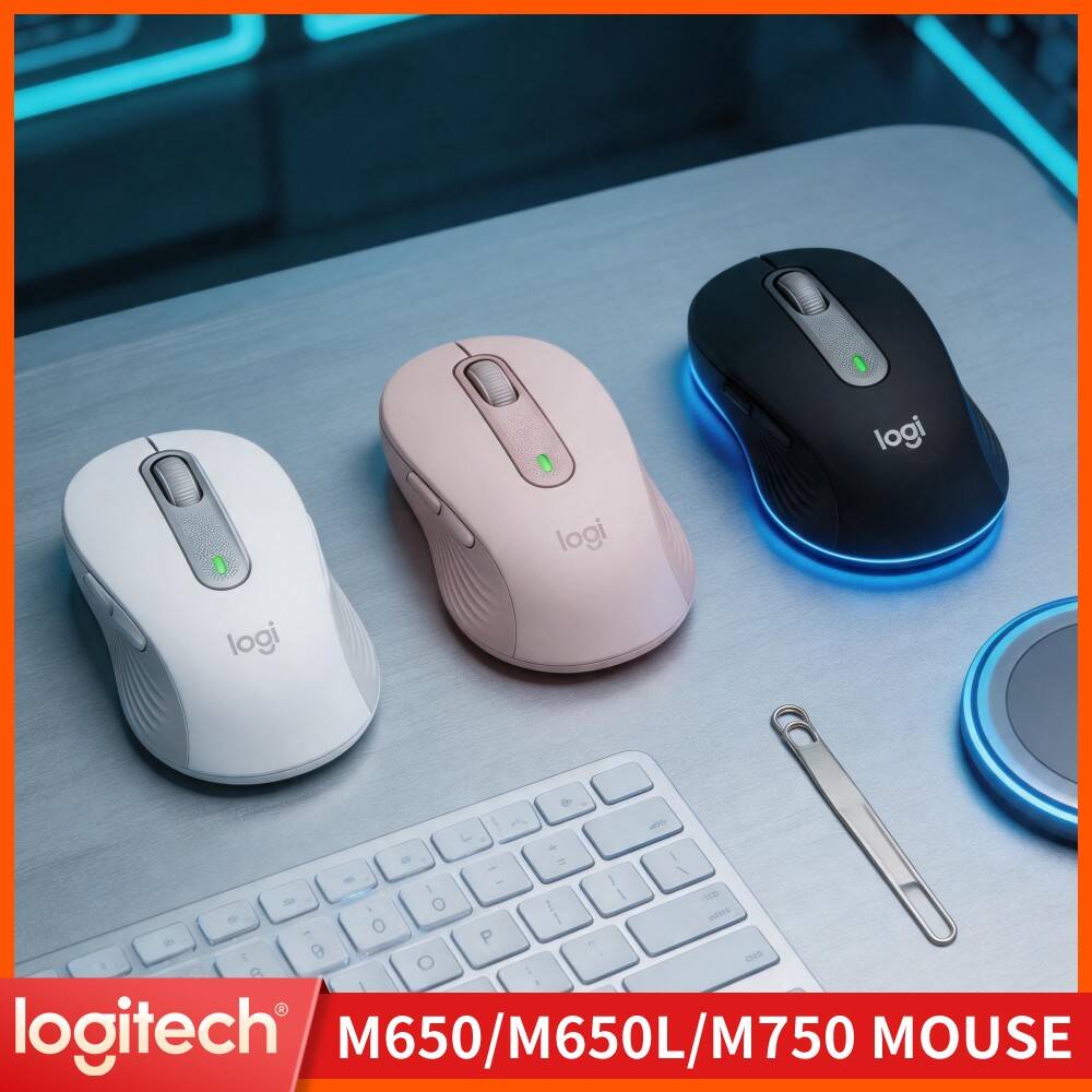 Pc Gaming Logitech - 로지텍 M650/M650L 무선 인체공학 마우스 -