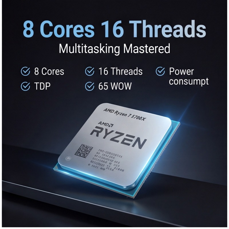 AMD Ryzen 7 5700X 프로세서 가정용 게임  - Pc Gaming Ryzen 7 리뷰 및 가격