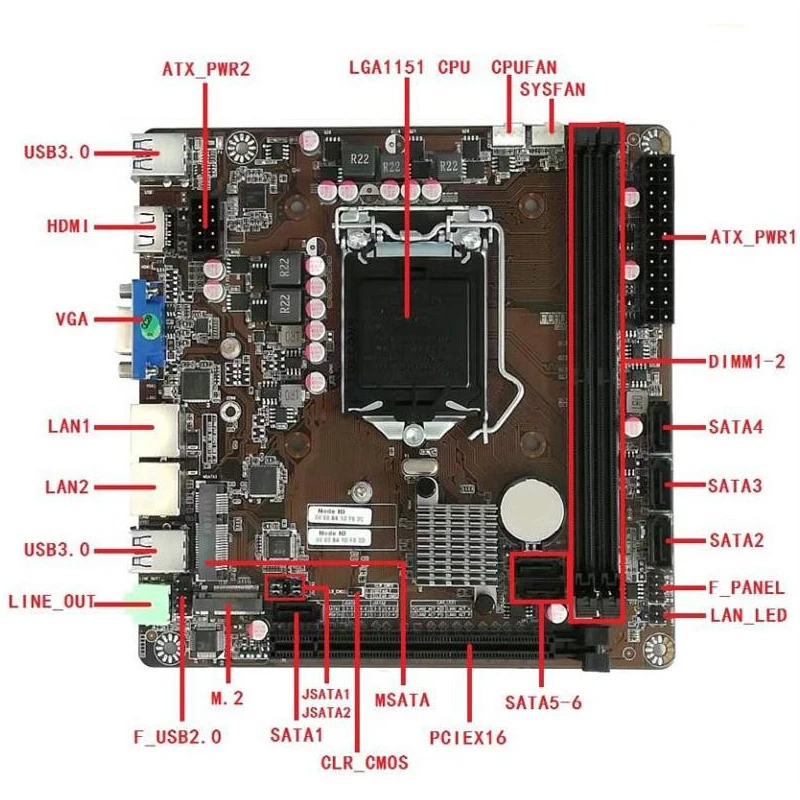 B365 미니-ITX 마더보드 LGA 1151 6베이  - Pc Gaming Intel Core I7 리뷰 및 가격