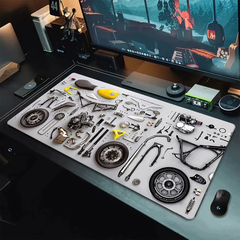 분해도면 고무 마우스 패드 마우스 패드 XXL 게임 액 - Gaming Desk Mat 리뷰 및 가격