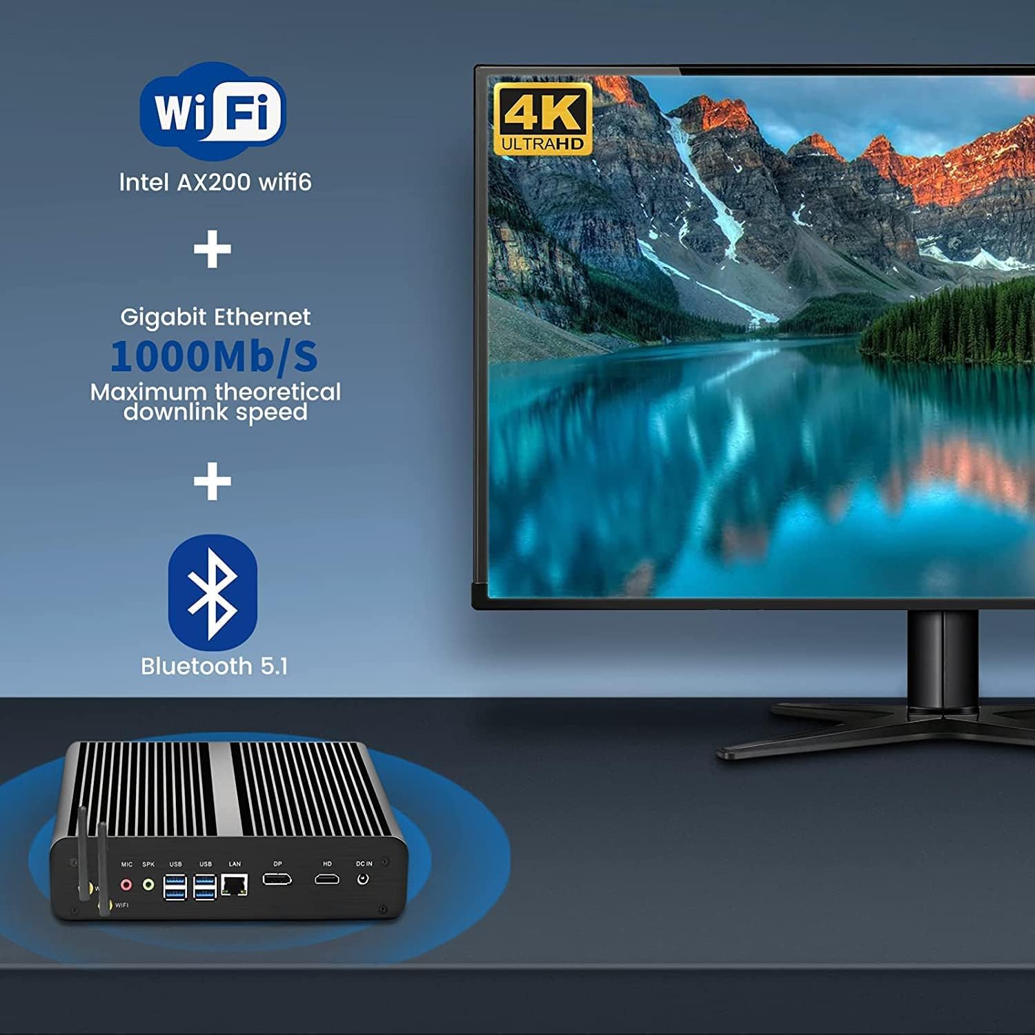 파타커 12세대 알더레이크 팬리스 미니 PC 인텔 코어 - Pc Gaming Intel Core I7 리뷰 및 가격