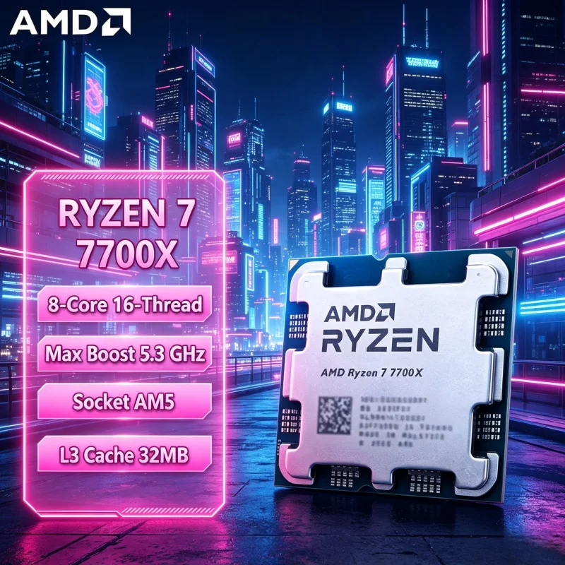 DIY 게이밍 PC용 AMD 라이젠 7 7700X AM - Pc Gaming Ryzen 7 리뷰 및 가격